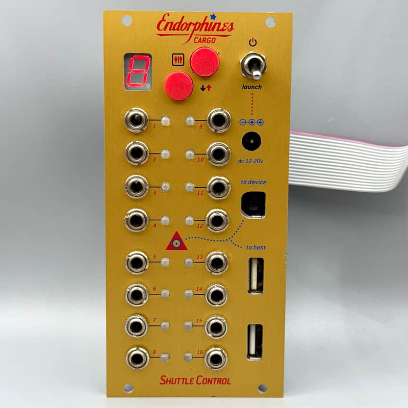 Endorphin.es Shuttle Control Eurorack Synth Module 2017 - Present - Gold image 1