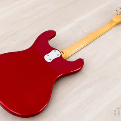 2008 Mosrite Ventures Model Mark I VM-1965 Candy Apple Red w/ Vibramute, Case & Tags, Japan Fillmore image 14