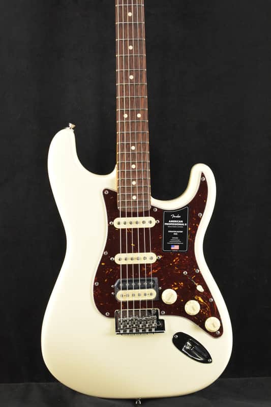 Fender American Professional II Stratocaster HSS Olympic White Rosewood Fingerboard image 1