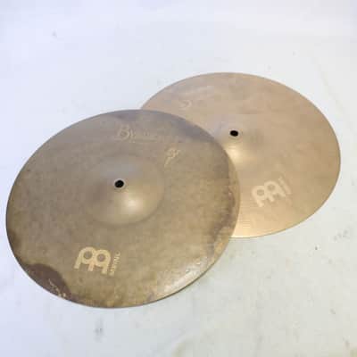 MEINL B14SAH Byzance Vintage Sand Hi-Hats 14-inch Benny Greb Signature Hi-Hat Cymbals (09/07) image 1