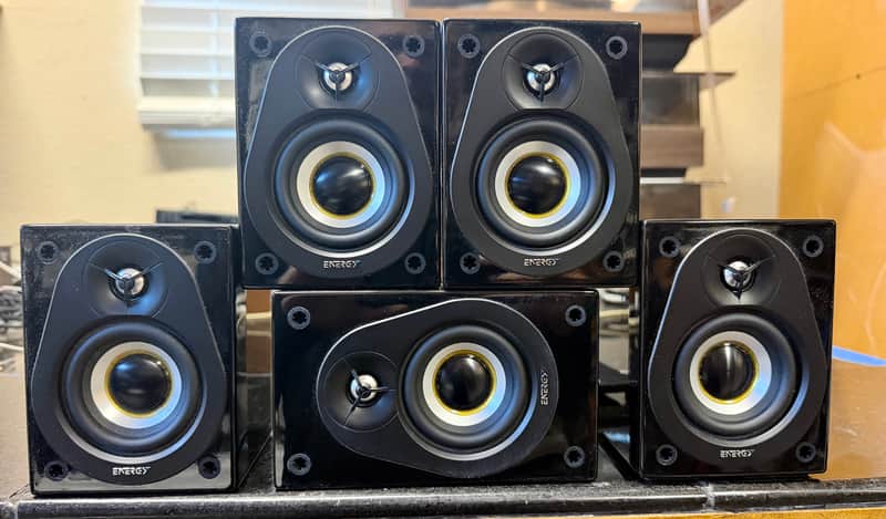Energy Take Classic RC-Micro 5 Speaker Home Theater Set L/R/C Tested image 1