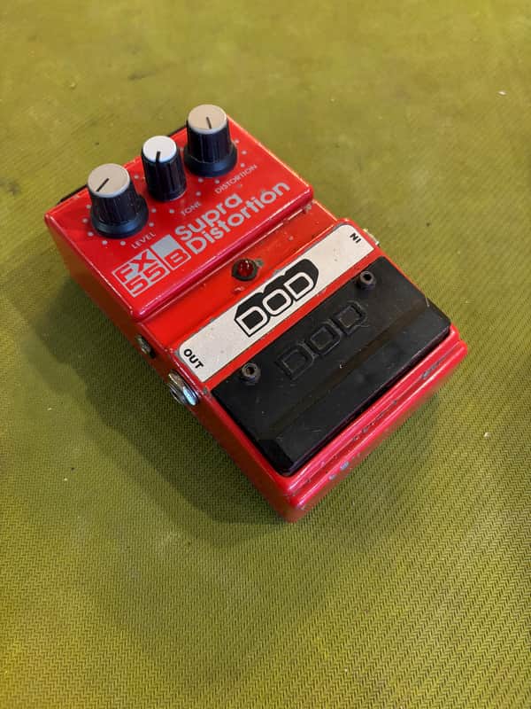 DOD Supra Distortion FX55-B 1986 - 1998 - Red image 1
