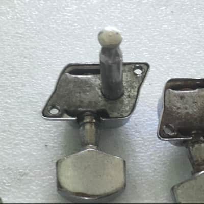 5 Vintage Style Electric Guitar Open Mounted Casing Gear Tuners Parts Headstock image 6