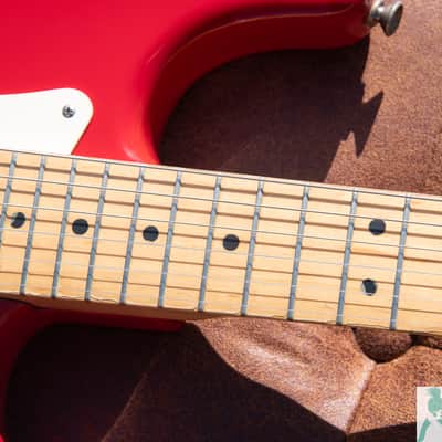 1995 Fender Eric Clapton Artist Series Stratocaster with Lace Sensor Pickups - Rare Torino Red - Yamano Export w COA - Pro Set Up! (Perfect Frets/Action/Intonation) image 14