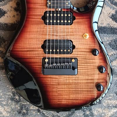 Ernie Ball Music Man John Petrucci Signature 20th Anniversary JP7 2021 - Honey Butter image 3