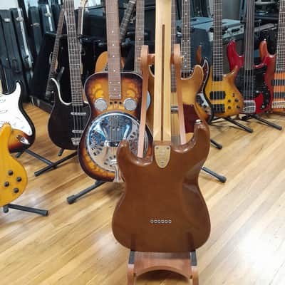 Fender Stratocaster with 3-Bolt Neck, Maple Fretboard-1977 - Walnut (Mocha) image 4