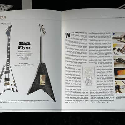Jackson USA Custom Shop Randy Rhoads Tribute Relic Masterbuilt Concorde Only 60 Made image 8