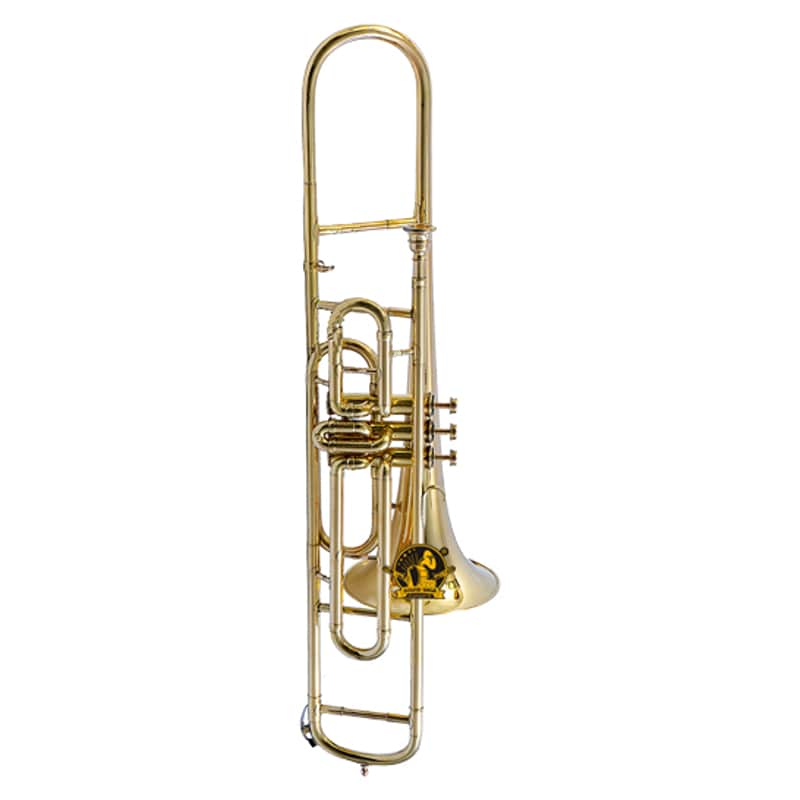 SOUND SAGA® Valve Trombone With All Accessories Including Mouthpiece & Case. image 1