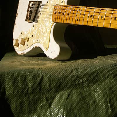 Capsule Custom Esquire Thinline 2014 Aged White image 8