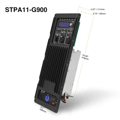 STPA11-G900 | 2-Channel Class-D Plate Amplifier 2 x 600W Continuous w/ TWS Bluetooth, Speaker Output, DSP, for PA DJ Subwoofer Cabinets image 3