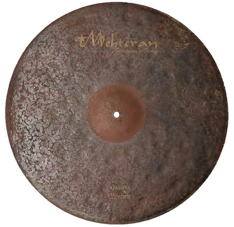 Mehteran Cymbals Ayasofya Series 15" Hi-Hat (Top 860- Bottom 1440 gr) - 20" Crash (1420gr) - 22" Ride (2820gr Raw) 3x set image 1