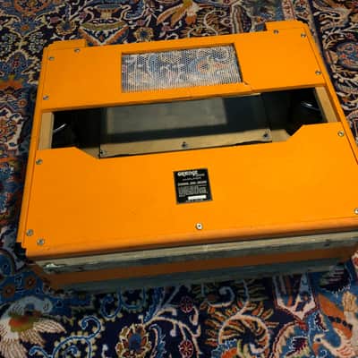 Orange Vintage 2x12 Cab Combo Empty Cabinet for OR 80 100 120 Chassis image 4