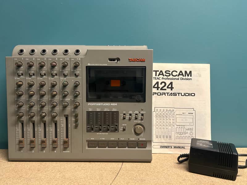 配信機器・PA機器・レコーディング機器 151 TASCAM PORTASTUDIO 424 MK III TASCAM 424 MKIII 4-Track Portastudio Cassette Tape Recorder Tested