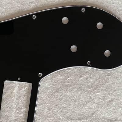Custom Guitar Pickguard Fits US 72 Standard Deluxe Re-Issue P90/PAF Pickups,3 Ply Black image 5