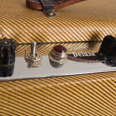 Fender  Deluxe Model 5C3 Tube Amplifier (1954), ser. #2071. image 19