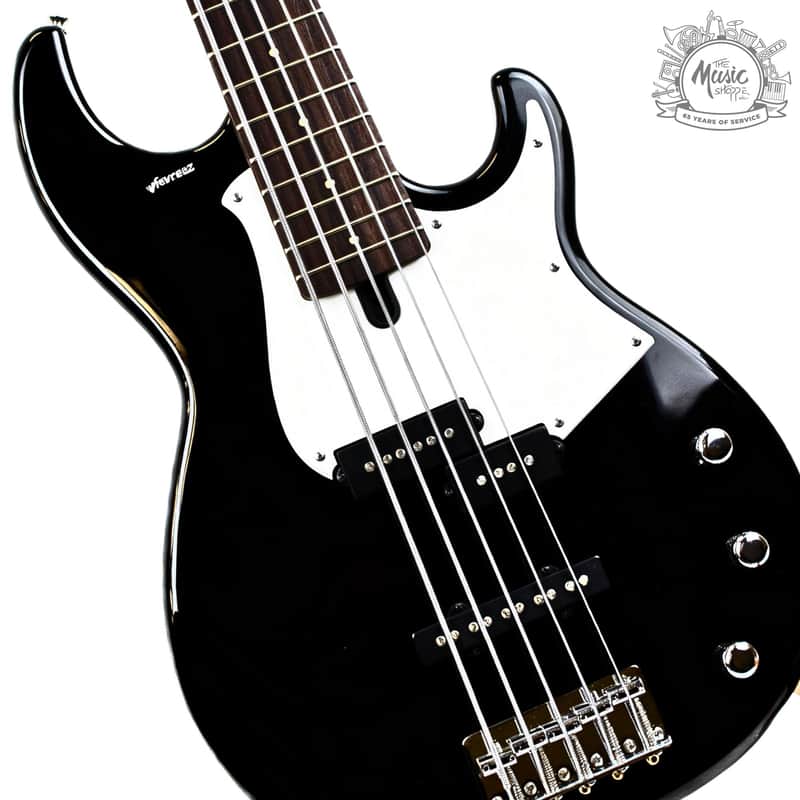 Yamaha BB235 5 String Bass Black PJ Pickup Alder Body Passive image 1
