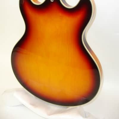 D'Angelico DAPDCVSBCSCB9EX Premier DC Boardwalk (P90s) Semi-Hollow Electric Guitar, Vintage Sunburst (Guitar Center Exclusive) image 14