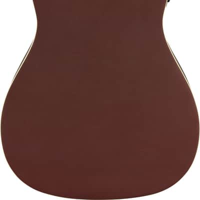 Fender Malibu Player Acoustic-Electric Guitar - Burgundy Satin image 2