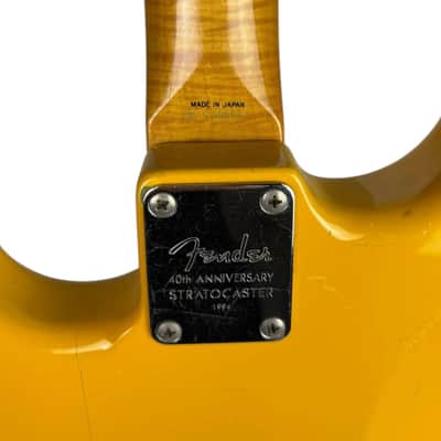 Fender Japan ST62-65AS 40th Anniversary Stratocaster 1994-1995 - Yellow image 6