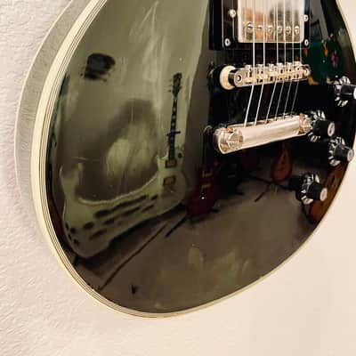 Crestline Les Paul Custom Made in Japan by Matsumoku 1970’s - Gloss Black image 7