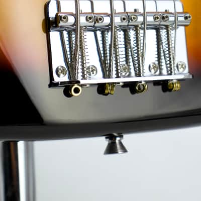 Used AS/IS Davison Vintage Sunburst 4-String Electric Bass Guitar - Very Good Condition image 8