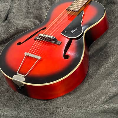 Framus Studio 5/51 vintage 1971 - Red burst hollowbody image 1