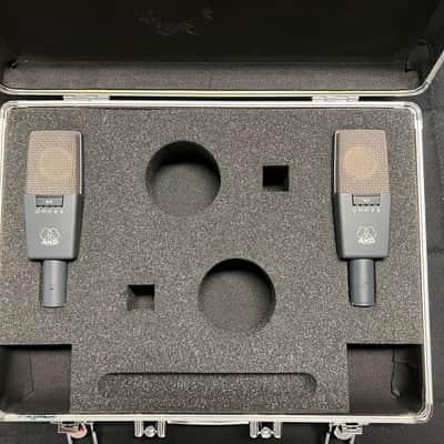 AKG C414 XLII/ST Stereo Matched Pair 2010s - Black image 1