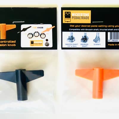 Toe Knob - Expression knob for effect pedals 2024-present - Black and Orange image 7