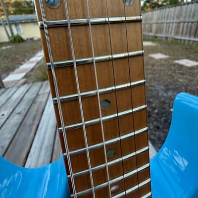 Dean MD24 Floyd Roasted Maple 2021 - Vintage Blue image 11