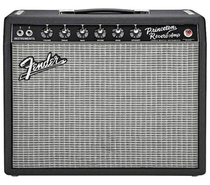 Fender 65 Princeton Reverb 12 Watt 1x10 Guitar Combo Amplifier image 1