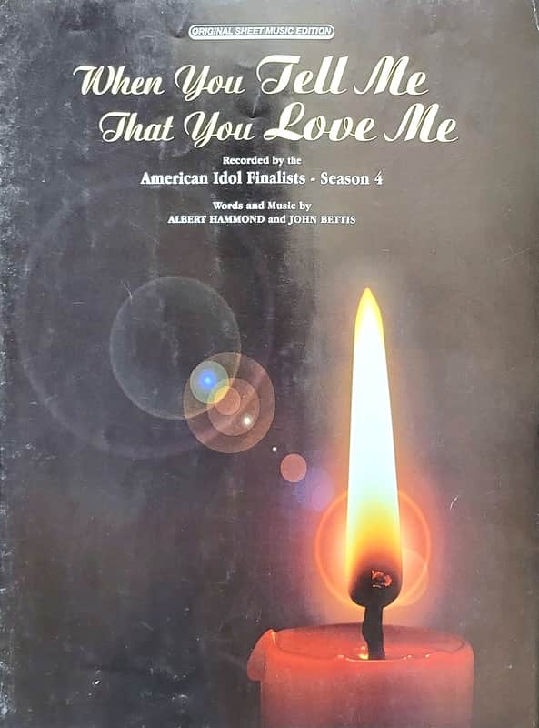 When You Tell Me That You Love Me Piano/Vocal/Guitar image 1