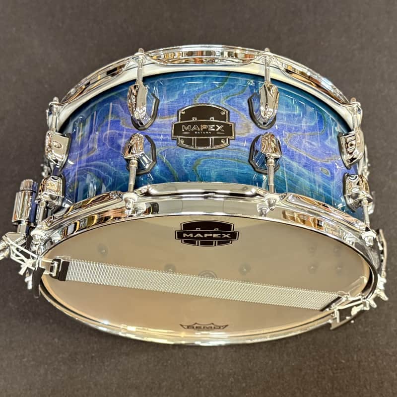 Mapex Saturn VI 6.5X14" Snare Drum - Cobalt Burst image 1