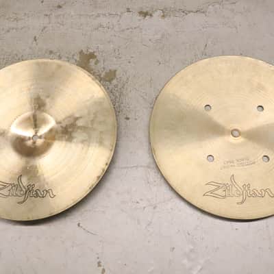 Zildjian 14" A. Avedis Quick Beat Hi Hat Cymbals Vintage 1970's #2 image 10