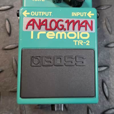 Boss TR-2 Tremolo Analogman Modded Super Added Volume Pot Mod Trem image 2