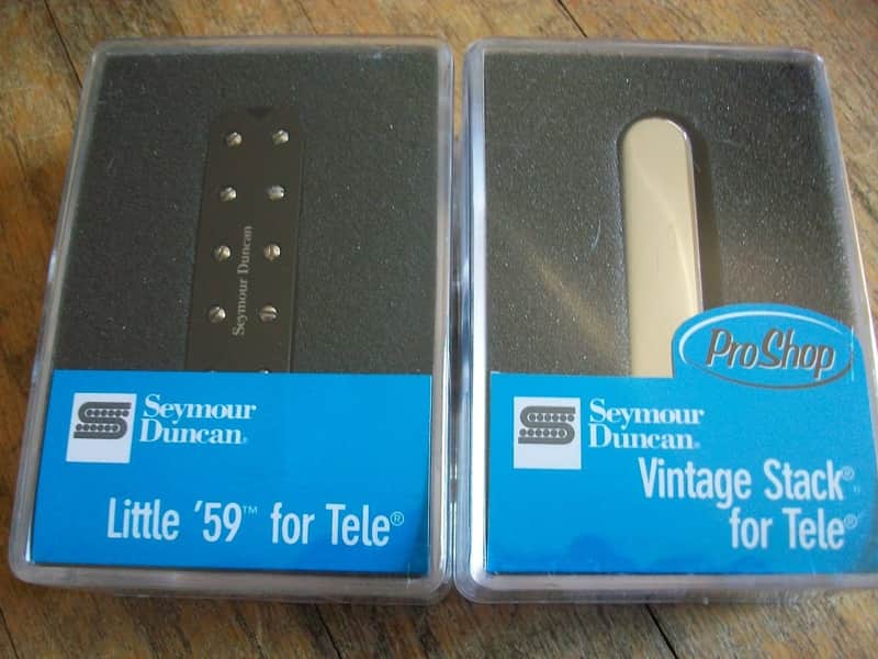 Seymour Duncan ST59-1b Little 59 For tele and stk-t1n vintage stack neck Pickup Set image 1
