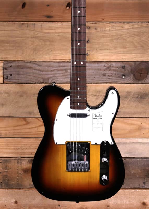 Fender Standard Telecaster Electric Guitar 3-Color Sunburst image 1