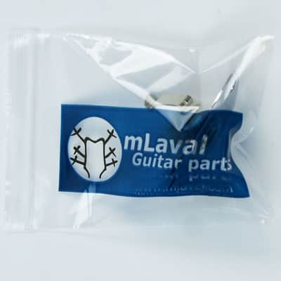 Oval Shape Electric Guitar Output Jack Plate Socket 1/4" ,Thin Chrome image 4
