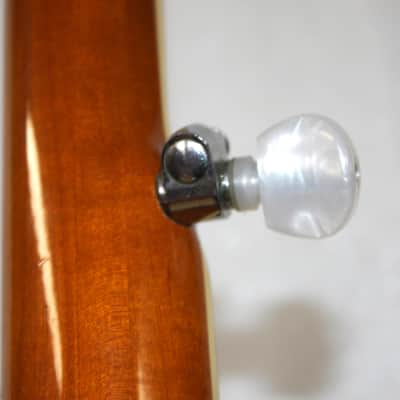 1980's Tokai T600R 5 String Banjo Made In Japan With Hard Shell Case image 10