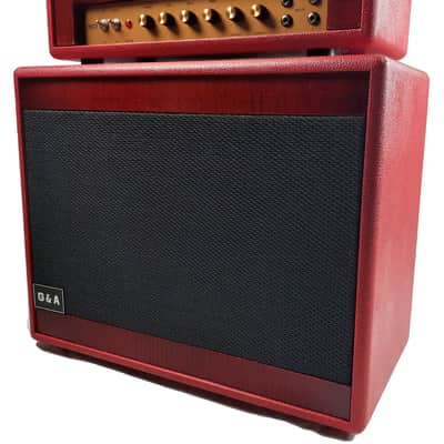 G&A Head Boutique RED JTM 45 + 1x12 RED Big Size V30 guitar Cabinet RED image 4