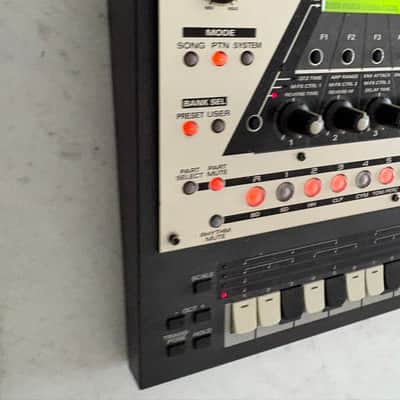 Roland MC-307 Groovebox 2000s - Silver and Black image 2