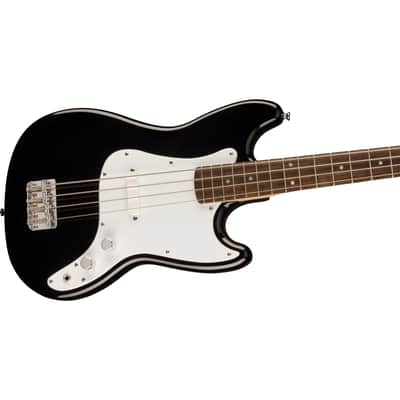 Squier Sonic Bronco Bass IL Black - 4-String Electric Bass image 4
