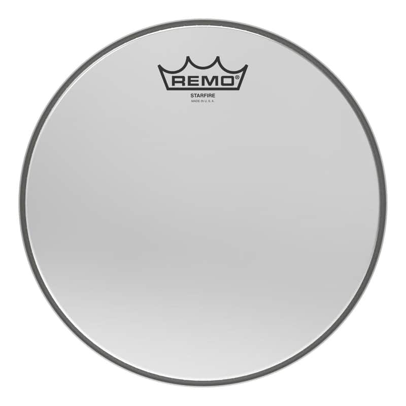 Remo Ambassador Starfire Chrome Drumhead 10" image 1