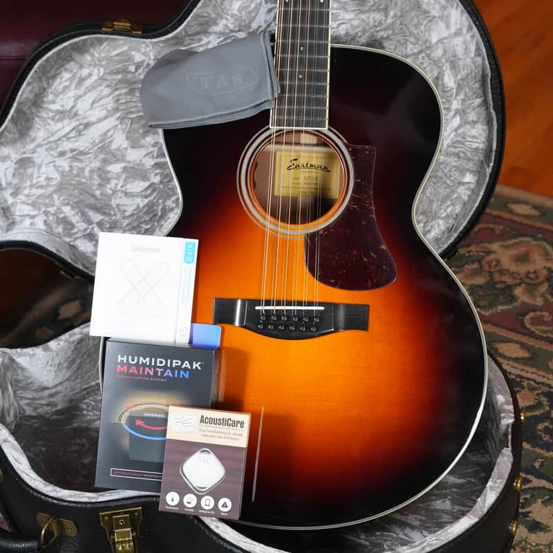 Eastman AC330E-12-SB Sitka/Mahogany Jumbo 12-String Sunburst Guitar w/LR Baggs Pickup #3425 image 1