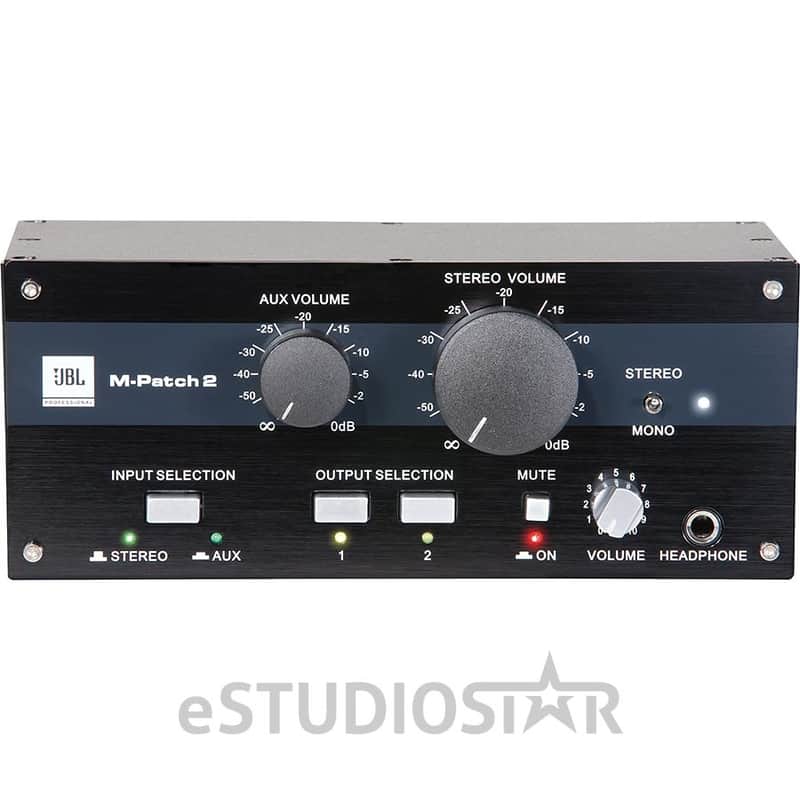JBL M-Patch 2 Passive Stereo Monitor Controller/Switch Box image 1