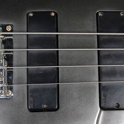 Ibanez EDB500 Ergodyne 4-String Bass Guitar, Luthite Body Metallic Gray! #4190 image 11