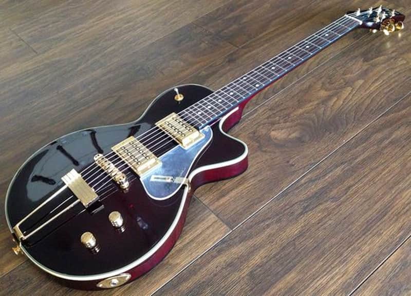 Peerless Jezebel Hollow Body Guitar & HSC Deep Wine image 1