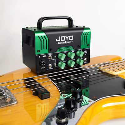 JOYO Bass Mini Amp Head 50 Watt Preamp Hybrid Tube Power Amplifier Head with 3 Band EQ & Bluetooth (No Sound,Need Extra Speaker) Badass image 2