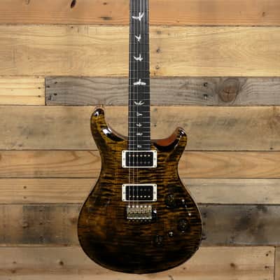PRS 10 Top Custom 24 Piezo Electric Guitar Yellow Tiger w/ Case image 4