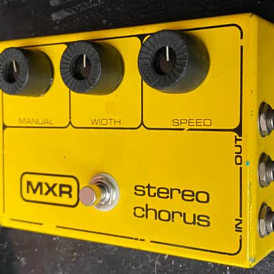 MXR Stereo Chorus 1979 - Yellow Large Metal Box 220Volts image 3