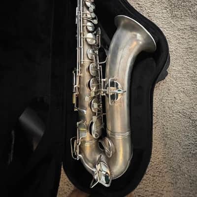 Conn New Wonder II Chu Berry Tenor Silver Plate image 1